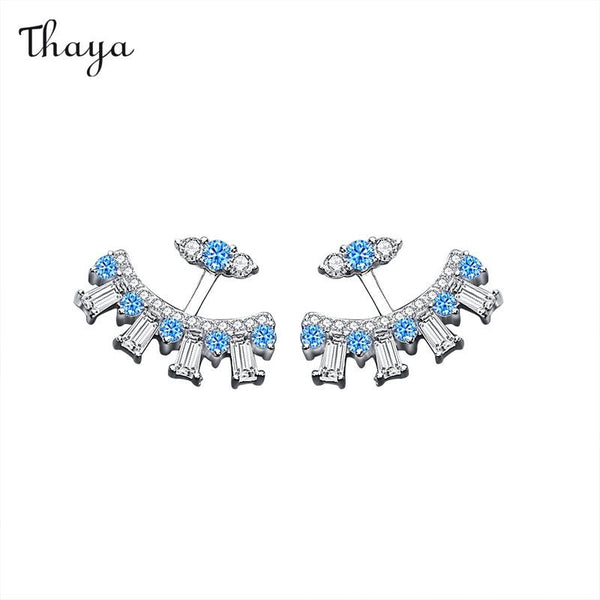 Thaya 925 Silver 24 Solar Terms Winter Solstice Earrings