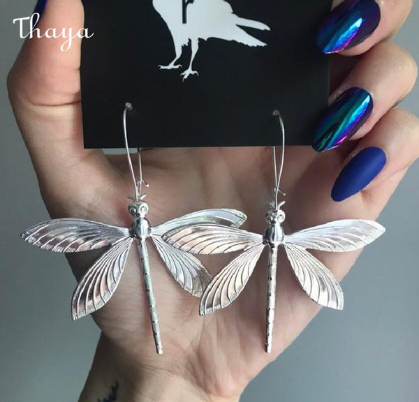Thaya Vintage Dragonfly Earrings