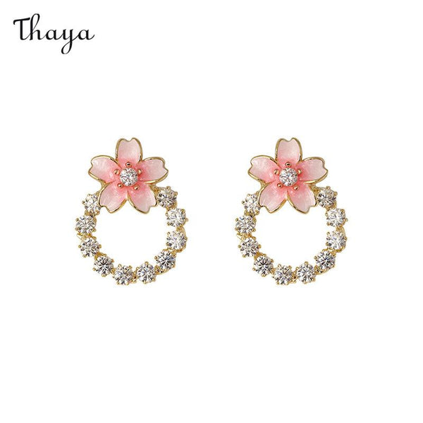 Thaya Sakura Blossom Earrings