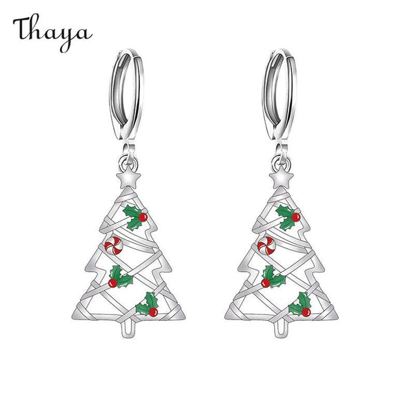 Thaya Christmas Tree Earrings